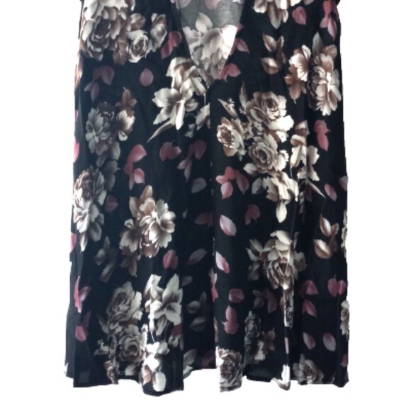 FForever 21 Women's Floral Mini Dress Sz S NWT Choker Neck Pockets Low Back - Picture 6 of 15